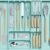 PP Cutlery Drawer Organiser Turquoise